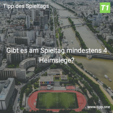 Der 14. Tipp des Spieltags: Gibt es an diesem Spieltag mehr als drei Heimsiege?