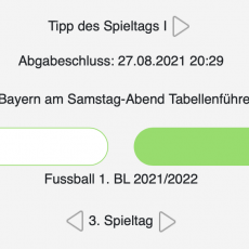 Der dritte Tipp des Spieltags: Ist Bayern am Samstag Abend Tabellenführer?