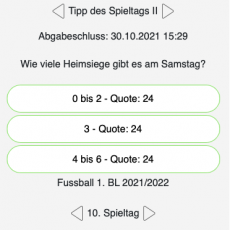 Der zehnte Tipp des Spieltags: Wie viele Heimsiege gibt es am Samstag? Der zehnte Tipp des Spieltags: Wie viele Heimsiege gibt es am Samstag?