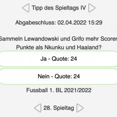 Der 28. Tipp des Spieltags: Holen Lewandowski und Grifo mehr Scorer-Punkte als Haaland und Nkunku?