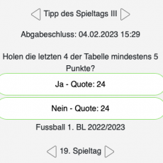 Holen die letzten vier der Tabelle mindestens fünf Punkte?