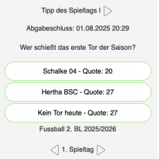 Die zweite Liga beginnt: Wer schießt das erste Tor der Saison?
