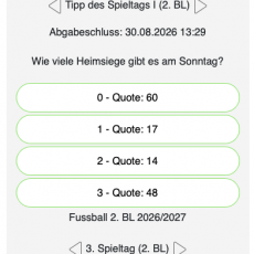 3. Spieltag der 2. Liga: Wie viele Heimsiege gibt es am Sonntag? 3. Spieltag der 2. Liga: Wie viele Heimsiege gibt es am Sonntag?